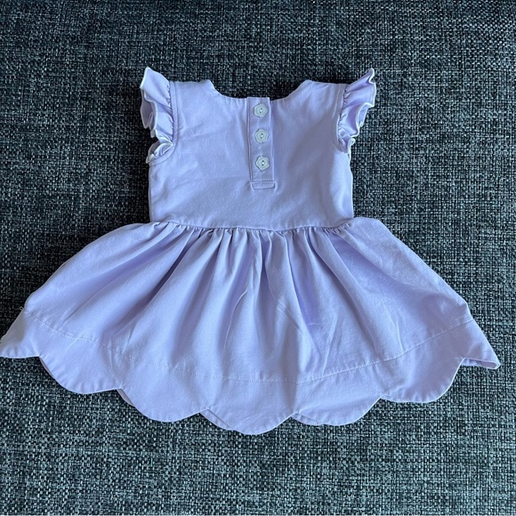 Love and Grow Purple Scalloped Tunic and Bloomers Size 24 Months - Picture 4 of 5